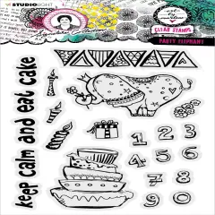 Art By Marlene Signature Collection Stamp-Nr. 507, Party Elephant