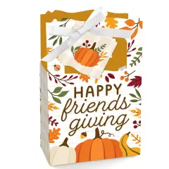 Big Dot of Happiness Fall Friends Thanksgiving - Friendsgiving Party Favor Boxes - Set of 12