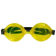 Swimline 7" Yellow Anti-Leak Adjustable Swimming Pool Goggles