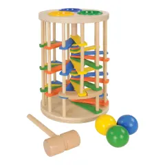Kaplan Early Learning Company Wooden Spiral Hammer Tower