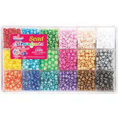 The Beadery Bead Extravaganza Bead Box Kit 19.75oz-Pearl