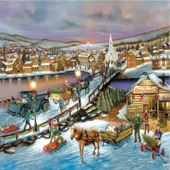 Sunsout Peace to All 500 pc Christmas Jigsaw Puzzle 61310