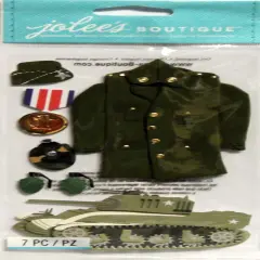 Jolee's Boutique Army Dimensional Stickers