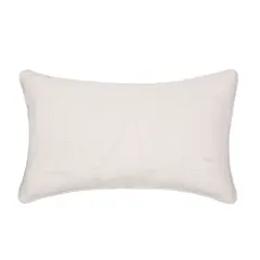 Valentine's Day White "Love" Applique Accent Pillow, 12" x 20"