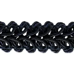 100yards of Alice Classic Woven Braid Trim | 100 yard cut Navy Blue