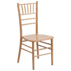 Emma and Oliver Wedding & Event Wood Chiavari Dining Chair Natural
