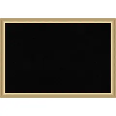 Florence Framed Corkboard, Black Cork Florence Gold