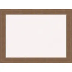 Alta Framed Corkboard, White Cork Medium Brown