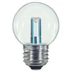 1.4w G16 1/2 LED 120v Clear E26 Medium base 2700K Warm White