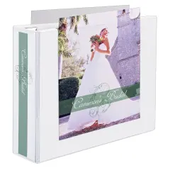 Avery Heavy-Duty View 3 Ring Binder, Extra Wide, 2" EZD Rings, 1 White Binder (01320)