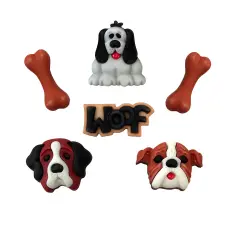 Buttons Galore and More Pet Buttons for Sewing and Craft - It's a Dogs Life - 18 Buttons