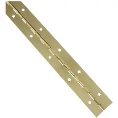 Continuous Hinges Polished Brass