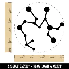 Sagittarius Zodiac Star Constellations Rubber Stamp for Stamping Crafting Planners