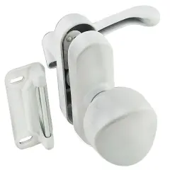 Contemporary Universal Knob Latches White