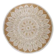 DII Black Kaleidoscope Tufted Mat 17.75x59 inch inches