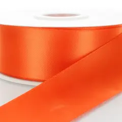 3" Double Faced Satin Ribbon 750 Orange 25yd