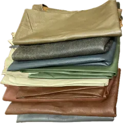 Full Grain Soft Sheep Skin Leather Remnants, Assorted Colors, for Crafts, Jewelry, Journal Making