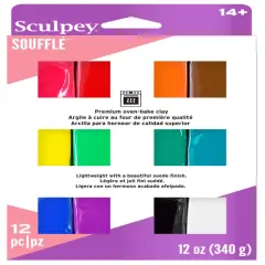 Sculpey Souffle Multipack 12/Pkg-0.9oz