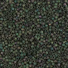 Miyuki Delica Bead 11/0 - DB0327 - Matte Metallic Dark Green Iris