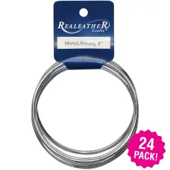 Multipack of 24 - Zinc Metal Rings-3" 6/Pkg