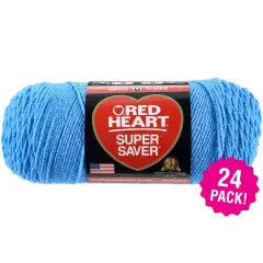 Multipack of 24 - Red Heart Super Saver Yarn-Delft Blue