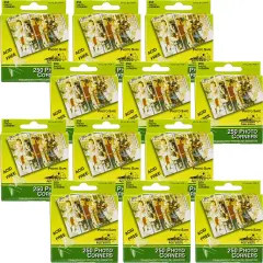 Multipack of 12 - Photo Corners Self-Adhesive .5" 250/Pkg-Clear