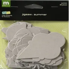 Making Memories Jigsaw Summer Chipboard Embellishments
