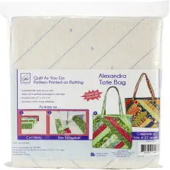 June Tailor Quilt As You Go Tote Bag-Alexandra 15"X14"X14"