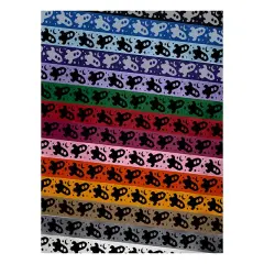 Rocket Ship Doodle Satin Ribbon for Bows Gift Wrapping DIY Craft Projects - 1" - 3 Yards Silver Ribbon