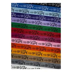 Funny Fish Eating Fish Food Chain Satin Ribbon for Bows Gift Wrapping - 1" - 3 Yards Red Ribbon