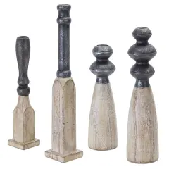 Stone Candle Holder (Set of 4)