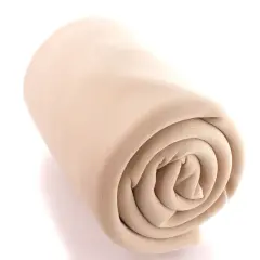 Solid Scuba Fabric Natural 1 Yard