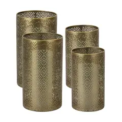 Metal Candle Holder (Set of 4)
