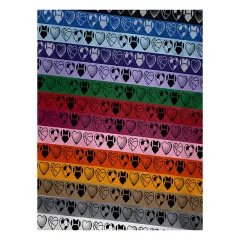 Heart Shaped Sports Balls Football Golf Basketball Soccer Satin Ribbon for Bows Gift Wrapping - 1" - 3 Yards Light Blue Ribbon