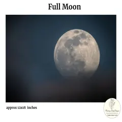 Full Moon - Art paper for Decoupage and Mixed Media by Painting Lady Designs