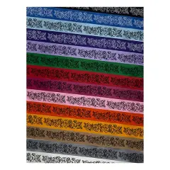 Delicate Rose Flower Clusters Satin Ribbon for Bows Gift Wrapping - 1" - 3 Yards Orange Ribbon