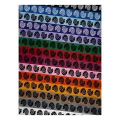 Spiral Ammonite Fossil Marine Mollusk Satin Ribbon for Bows Gift Wrapping DIY Craft Projects - 1" - 3 Yards White Ribbon