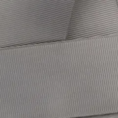 3" Grosgrain Ribbon Solid 012 Silver 100yd