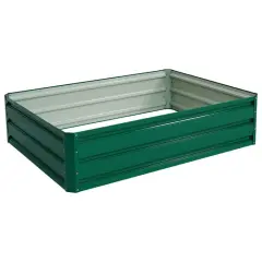 Dark Green Steel Patio Raised Garden Flower Planter Suitable for All Kinds of Plants