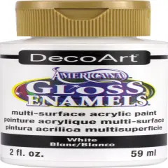 Multipack of 3 - Americana Gloss Enamels Acrylic Paint 2oz-White