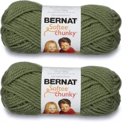 (Pack of 2) Bernat Softee Chunky Yarn-Forest