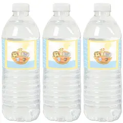 Big Dot of Happiness Noah's Ark - Baby Shower Water Bottle Sticker Labels - Set of 20