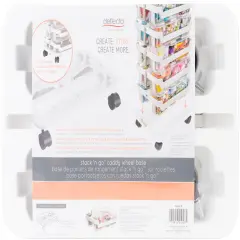 Deflecto Stack N'Go Wheel Base-White