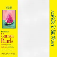 Strathmore Canvas Panels 8/Pkg-9"X12"