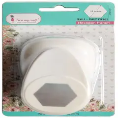 Dress My Craft Designer Punch-Hexagon 1.5"