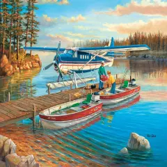 Sunsout Pickle Lake 550 pc Fathers Day Jigsaw Puzzle 39321