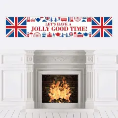 Big Dot of Happiness Cheerio, London - British UK Party Decorations Party Banner