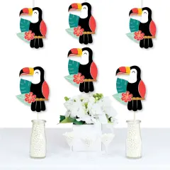 Big Dot of Happiness Calling All Toucans - Toucan Decorations DIY Tropical Bird Baby Shower or Birthday Party Essentials - Set of 20