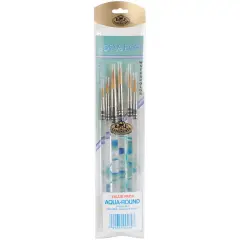 Royal & Langnickel(R) Aqualon Brush Set-Round 6/Pkg