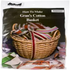 Commonwealth Blue Ridge Basket Kits-Grans Cotton Basket 9.5"X7"